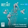 RESKIT RSF72-0059 F-105 (F, G) Thunderchief male pilots on access ladder (2 pcs) (3D Printed) (1/72)